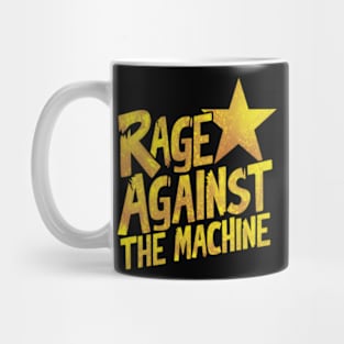 Rage Against The Machine Yellow orange Mug